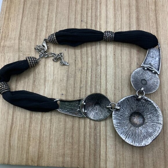 VCLM Vintage Rhinestone Antique Style Silver Tone BUNDLE Necklace - Picture 9 of 9